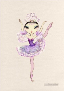 Dancing Ballet Painting - lilac fairy ballet